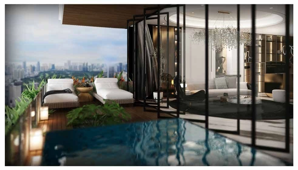 Sky Suites — Pool Terrace | Profound Properties, Dubai