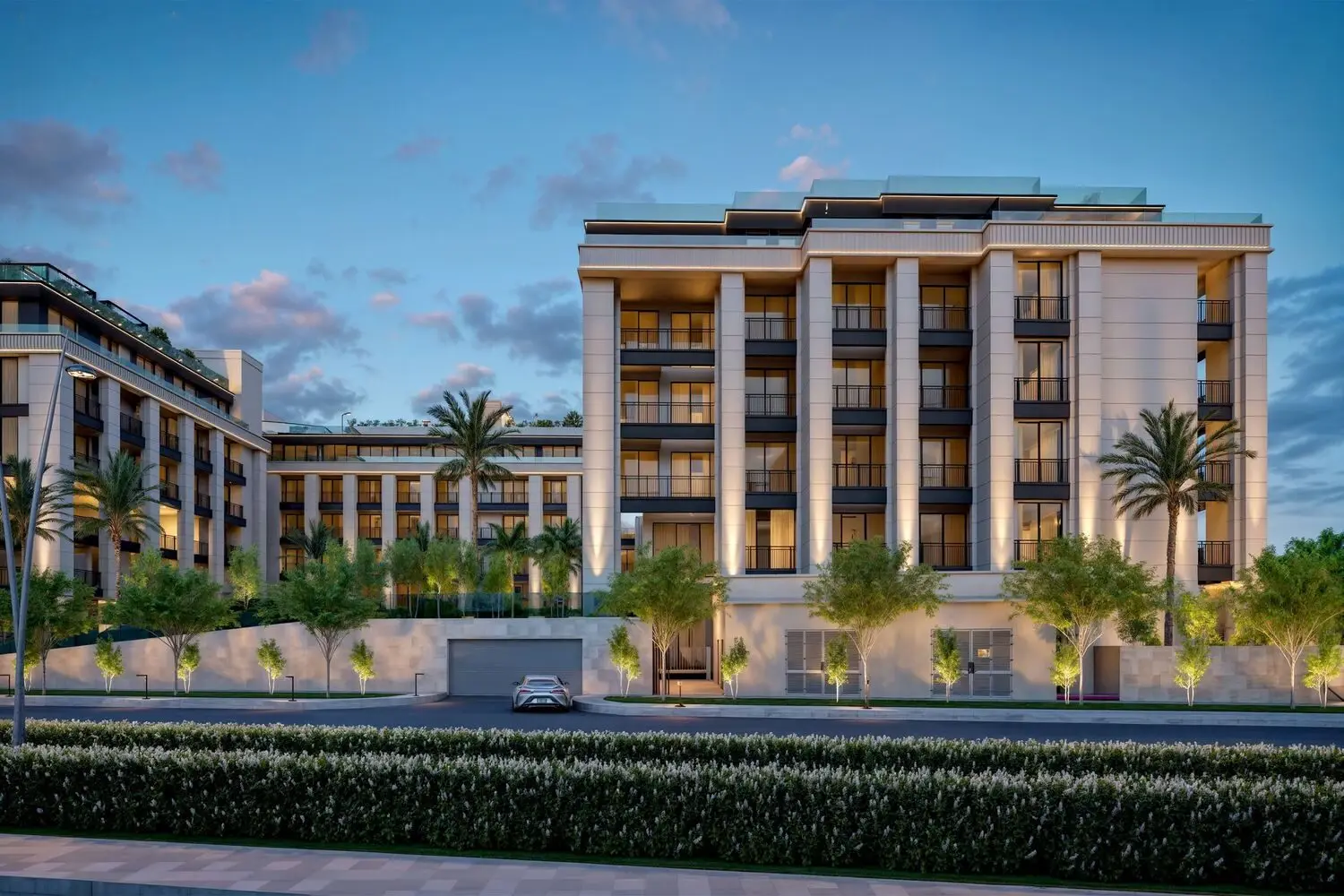 London-Inspired Courtyard Apartments in JVC