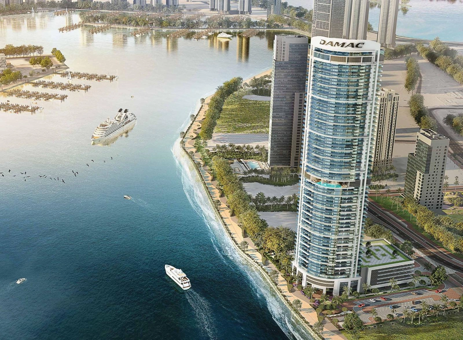 Damac Harbour Lights — Waterfront Setting | Profound Properties, Dubai