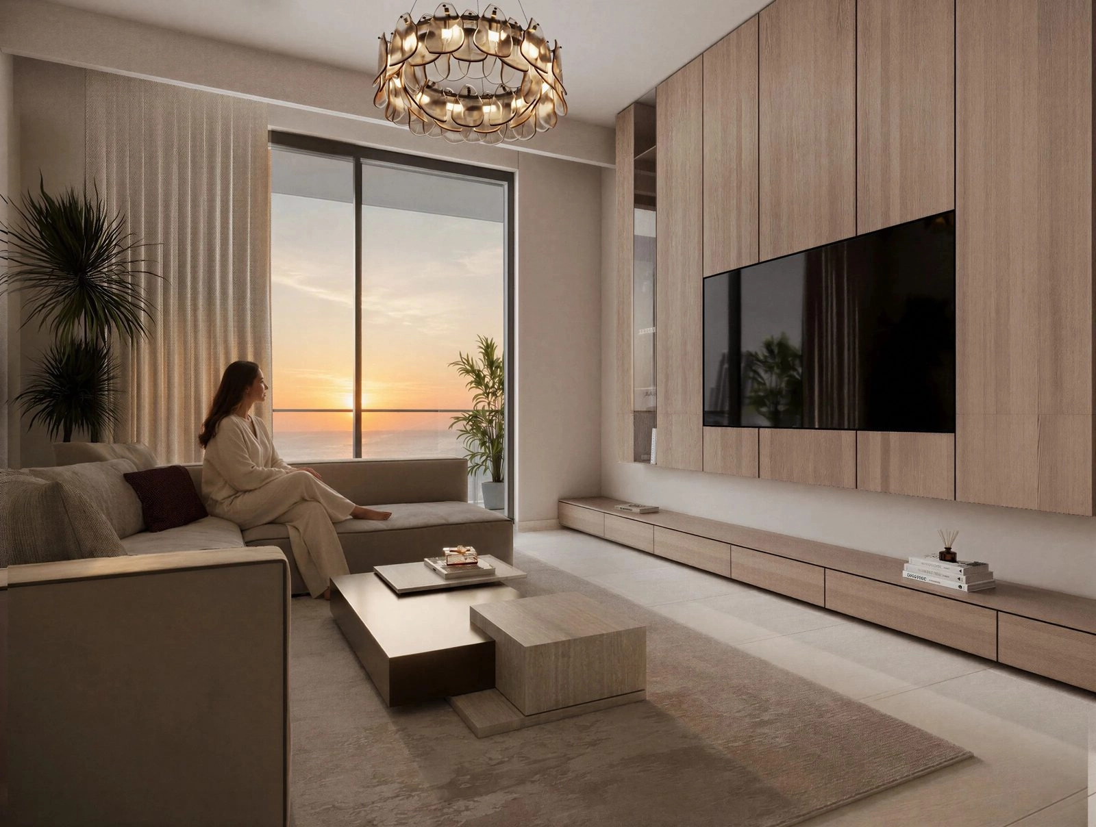 Lunara Residence — Full-Height Glazing | Profound Properties, Dubai