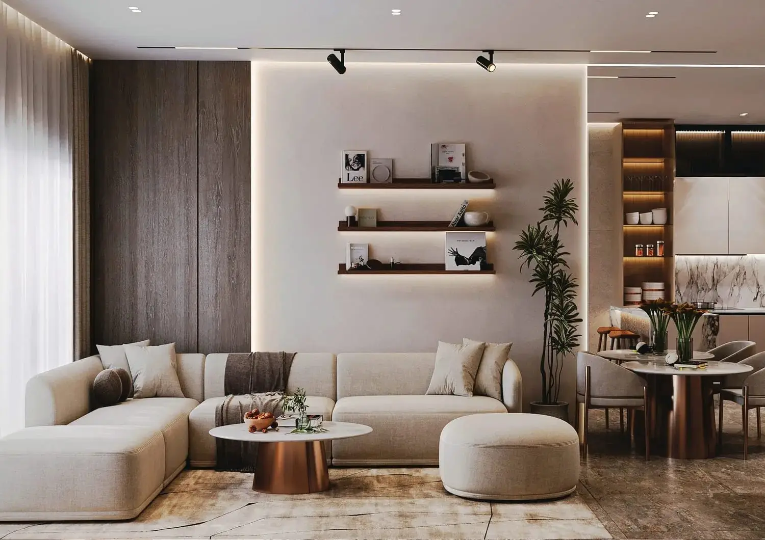 Semi-Furnished 1 and 2 Bedroom Park Residency Homes