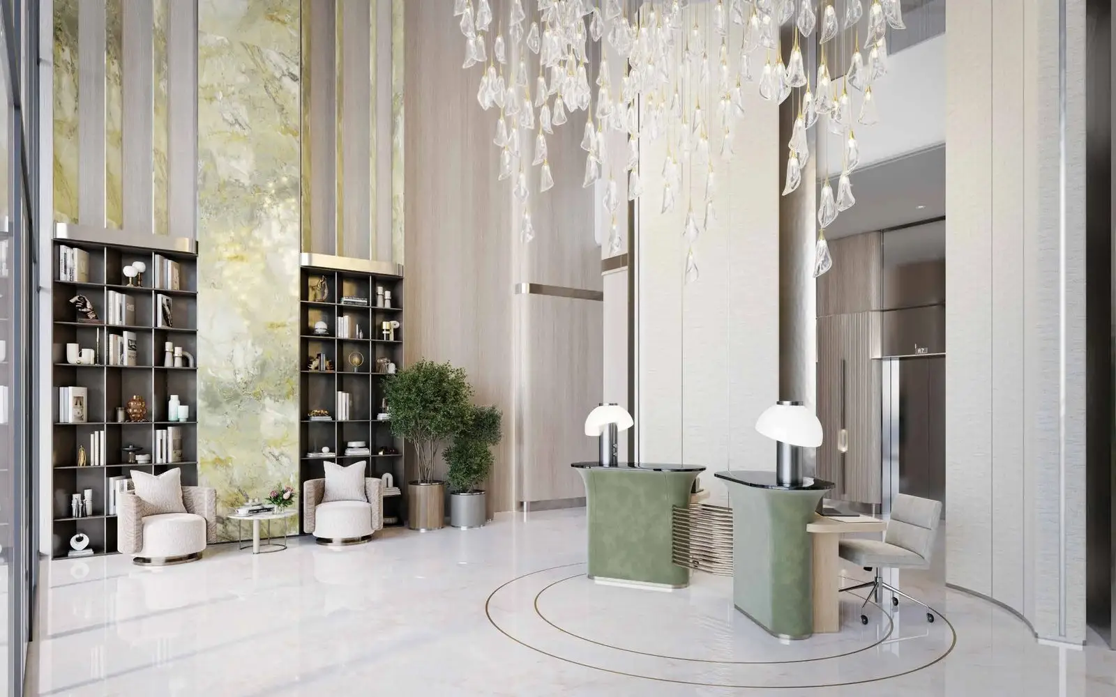 Rooftop Pool and Wellness Facilities in Dubailand