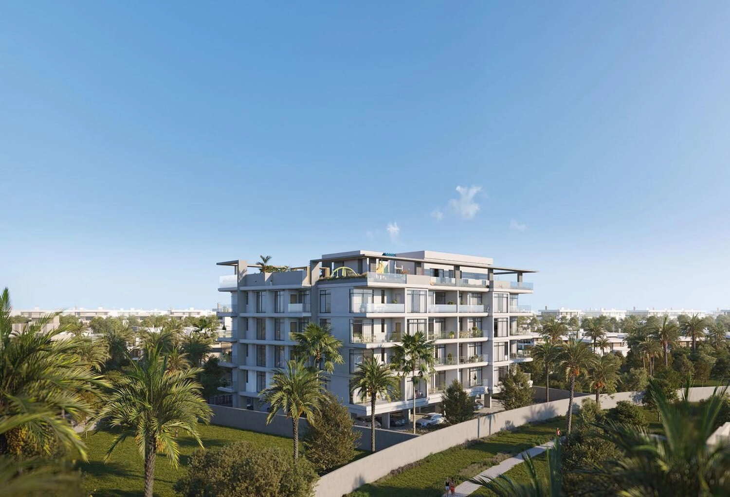 Bling Avenue 1 — Landscaped Grounds | Profound Properties, Dubai