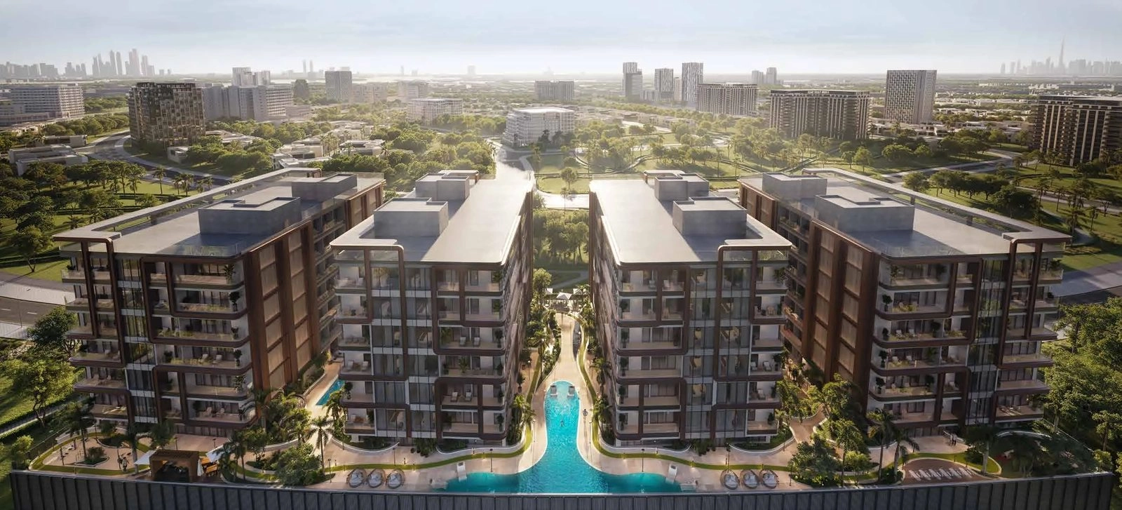 Enchante — Lagoon Pool | Profound Properties, Dubai