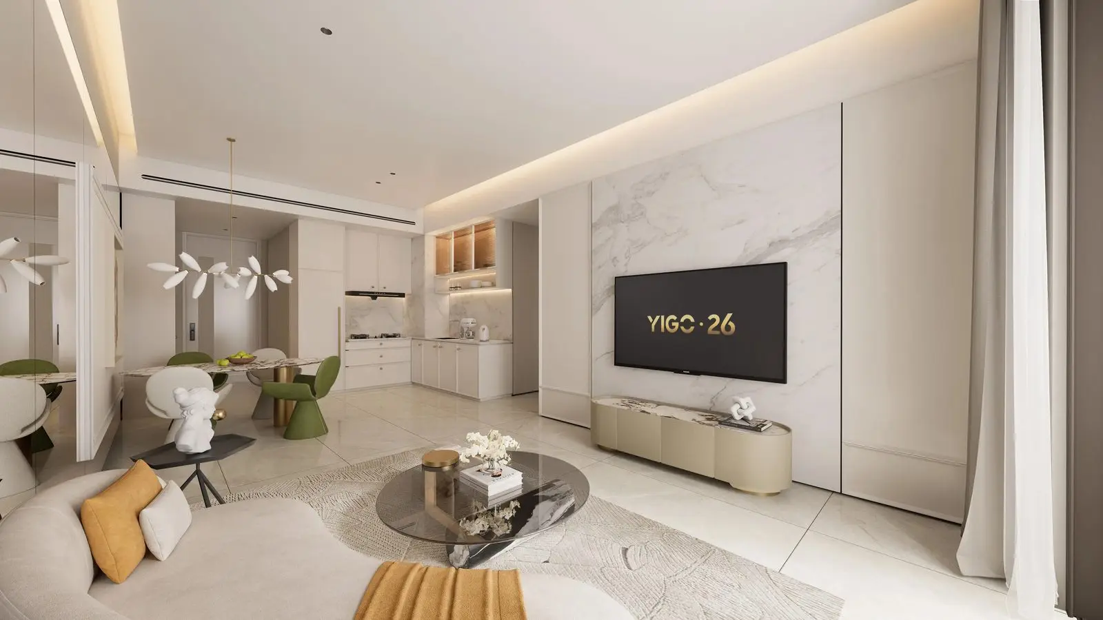Furnished Studios and 1 Bedroom Apartments with Study