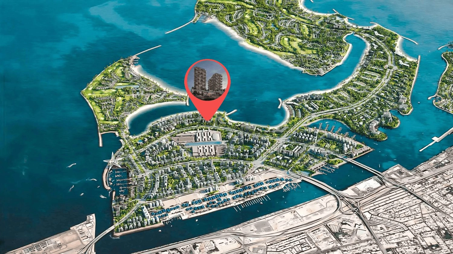 Treppan Serenique Residences — Island Setting | Profound Properties, Dubai