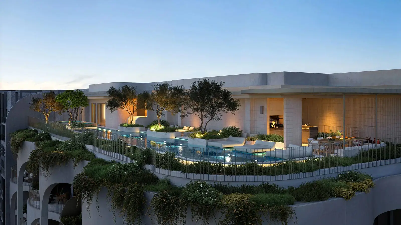 Rooftop Residents' Club Amenities at The Weave JVC