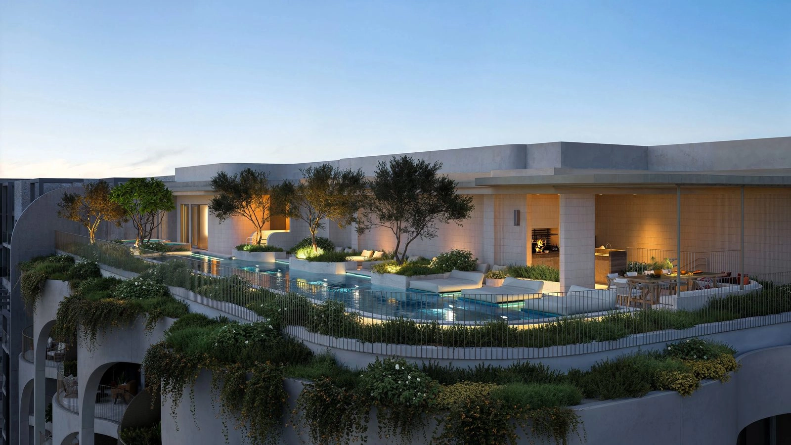 The Weave — Pool Deck | Profound Properties, Dubai