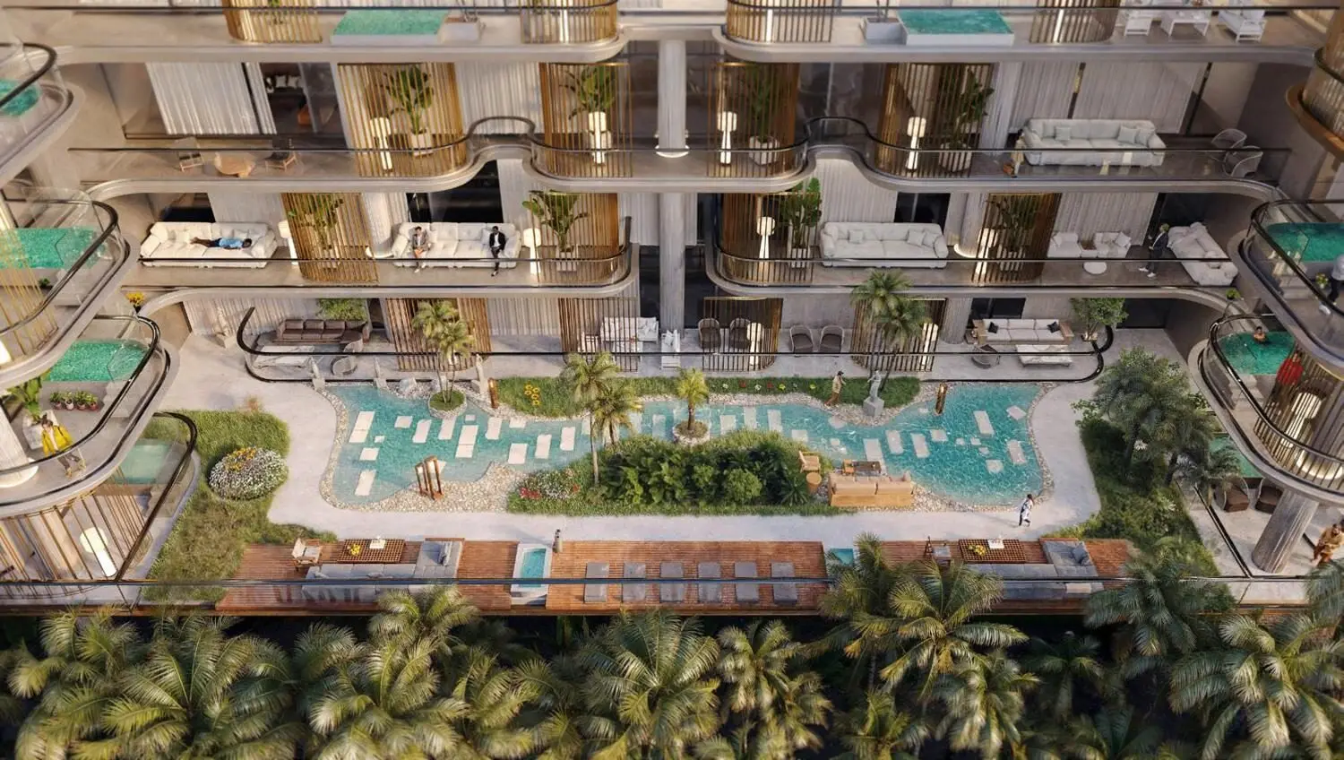 Wellness Amenities and Rooftop Pool in Nad Al Sheba