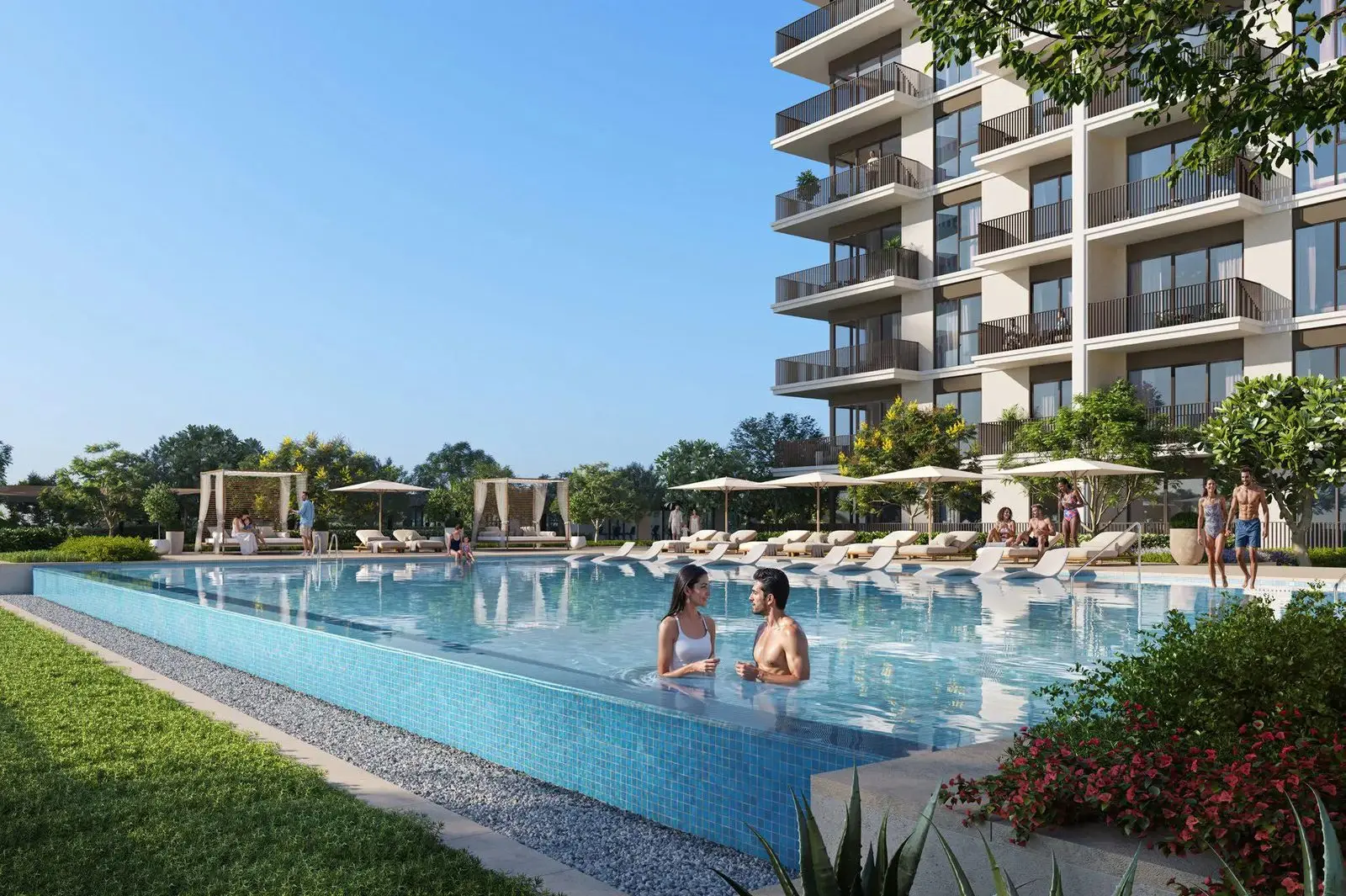 Resort-Style Pool, Padel and Family Amenities