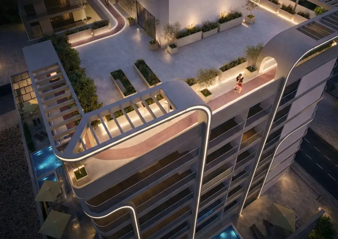 Podium Pool, Rooftop Gym and Family Amenities