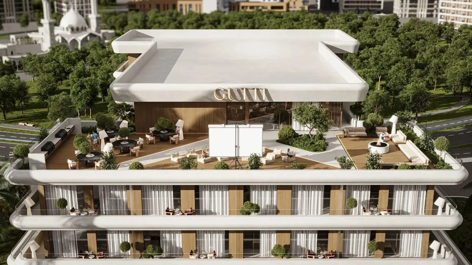 Pool, Gyms and Rooftop Cinema at Veona Dubailand