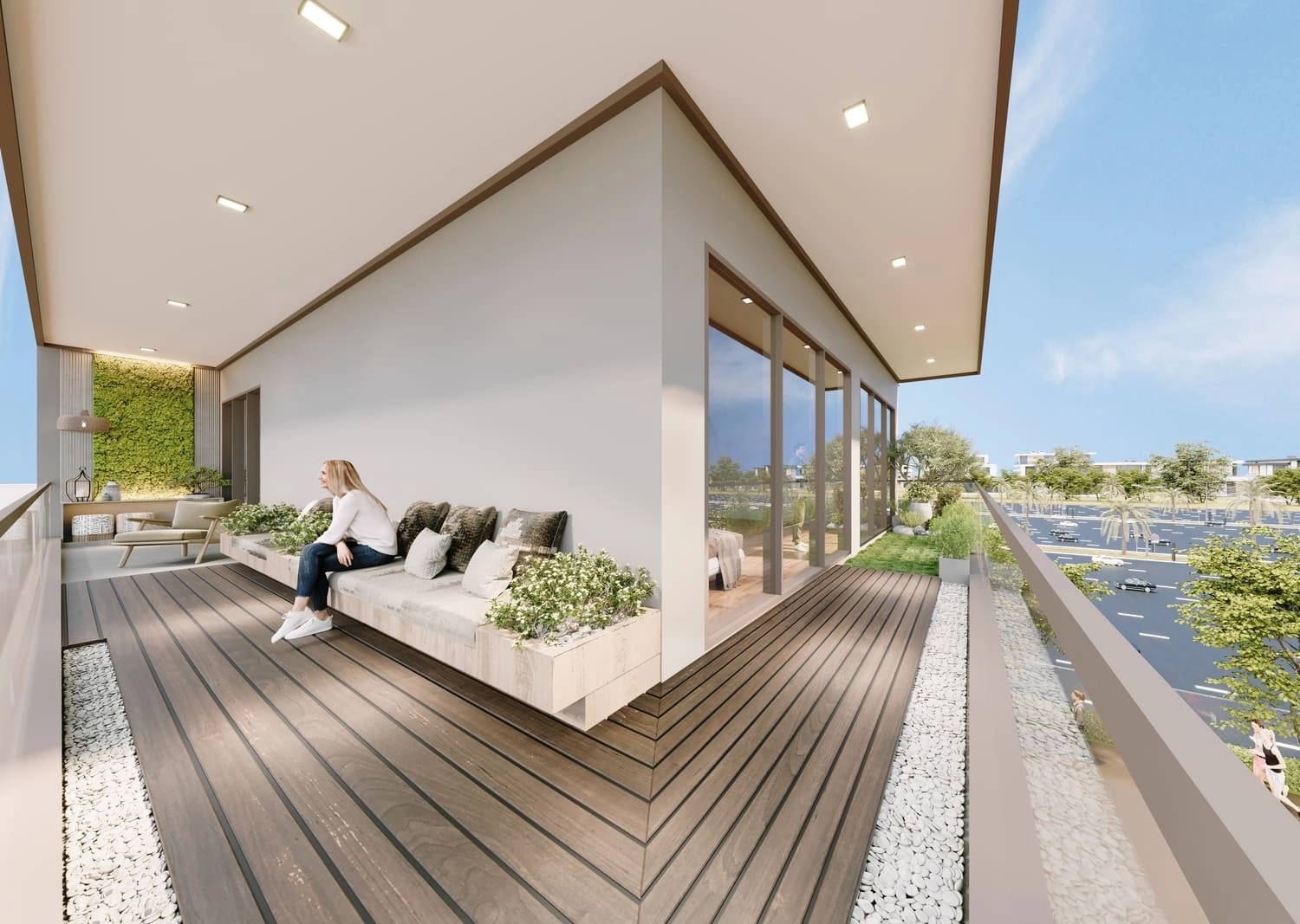 Symbolic Zen Residences — Wide Balcony | Profound Properties, Dubai