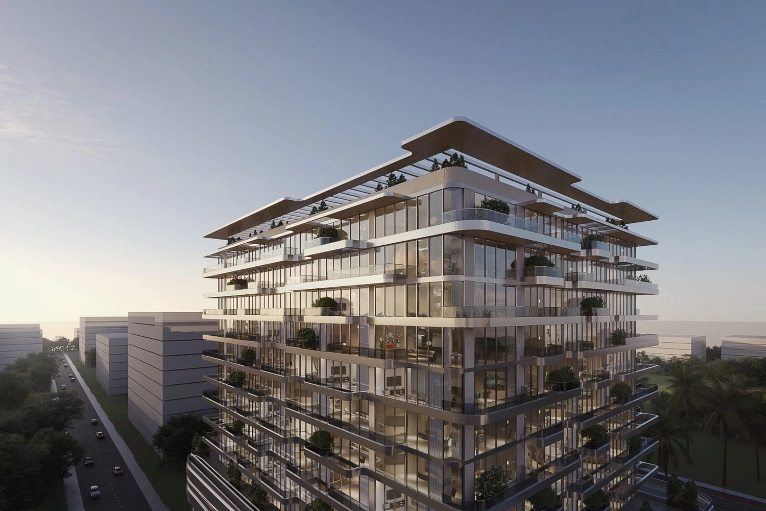 Seaside — Tiered Terraces | Profound Properties, Dubai