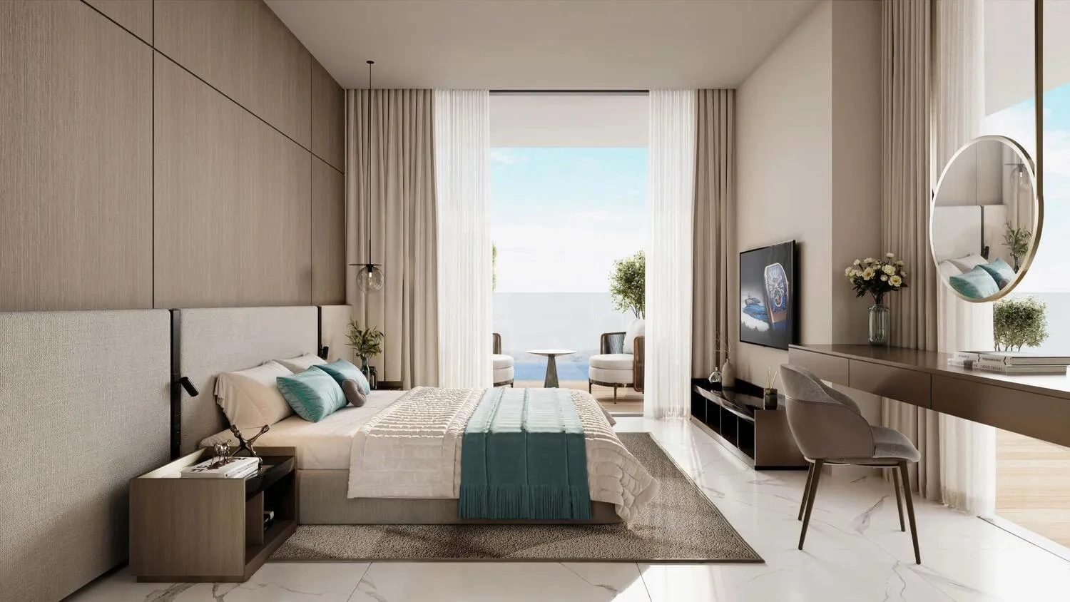 Franck Muller Yachting — Bedroom View | Profound Properties, Dubai