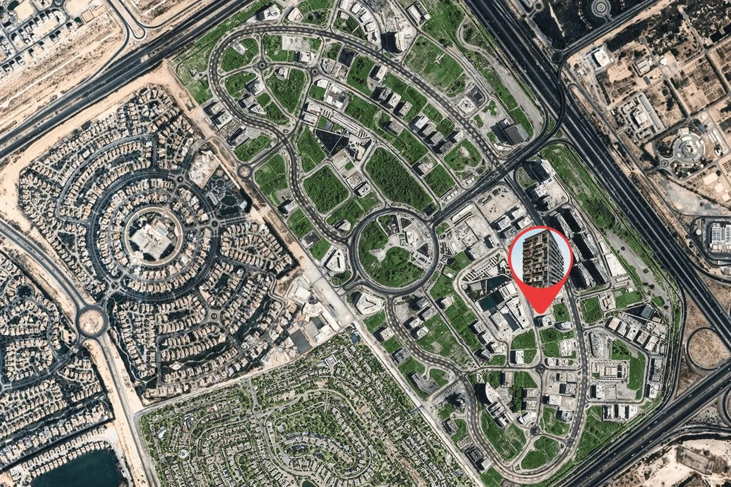 AG Ark — Community Aerial | Profound Properties, Dubai