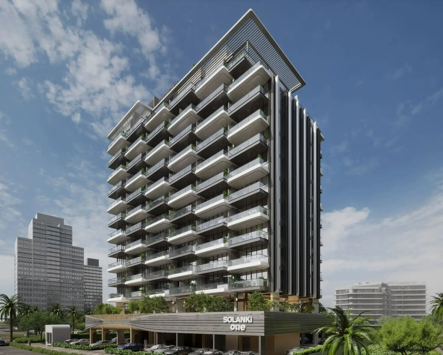 A Family Apartment Tower in Dubailand Residence Complex