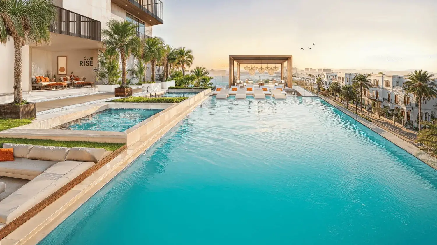 Pool, Spa and Pet Park at Sunvale Al Furjan