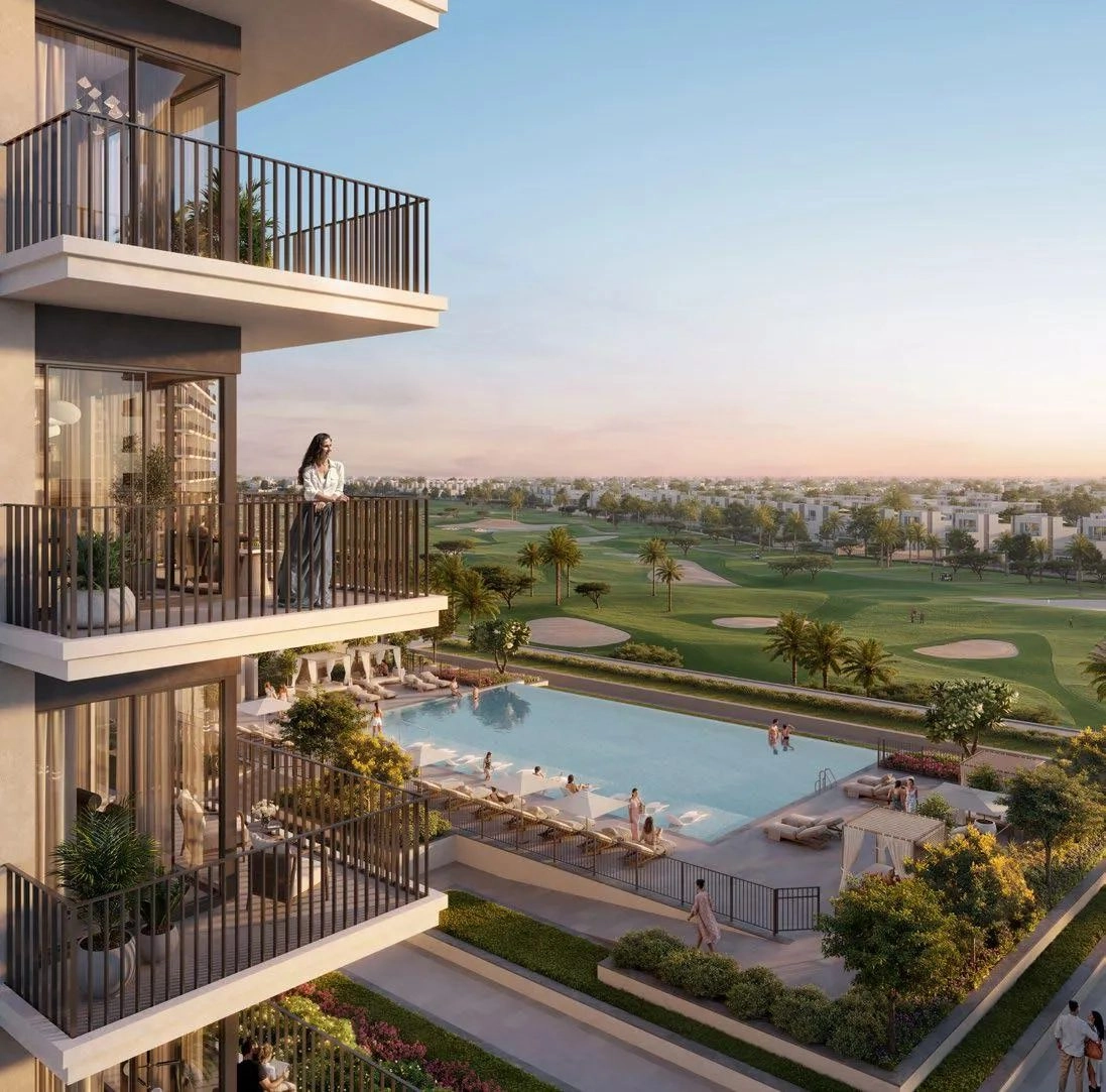 Grove Ridge — Pool and Golf | Profound Properties, Dubai