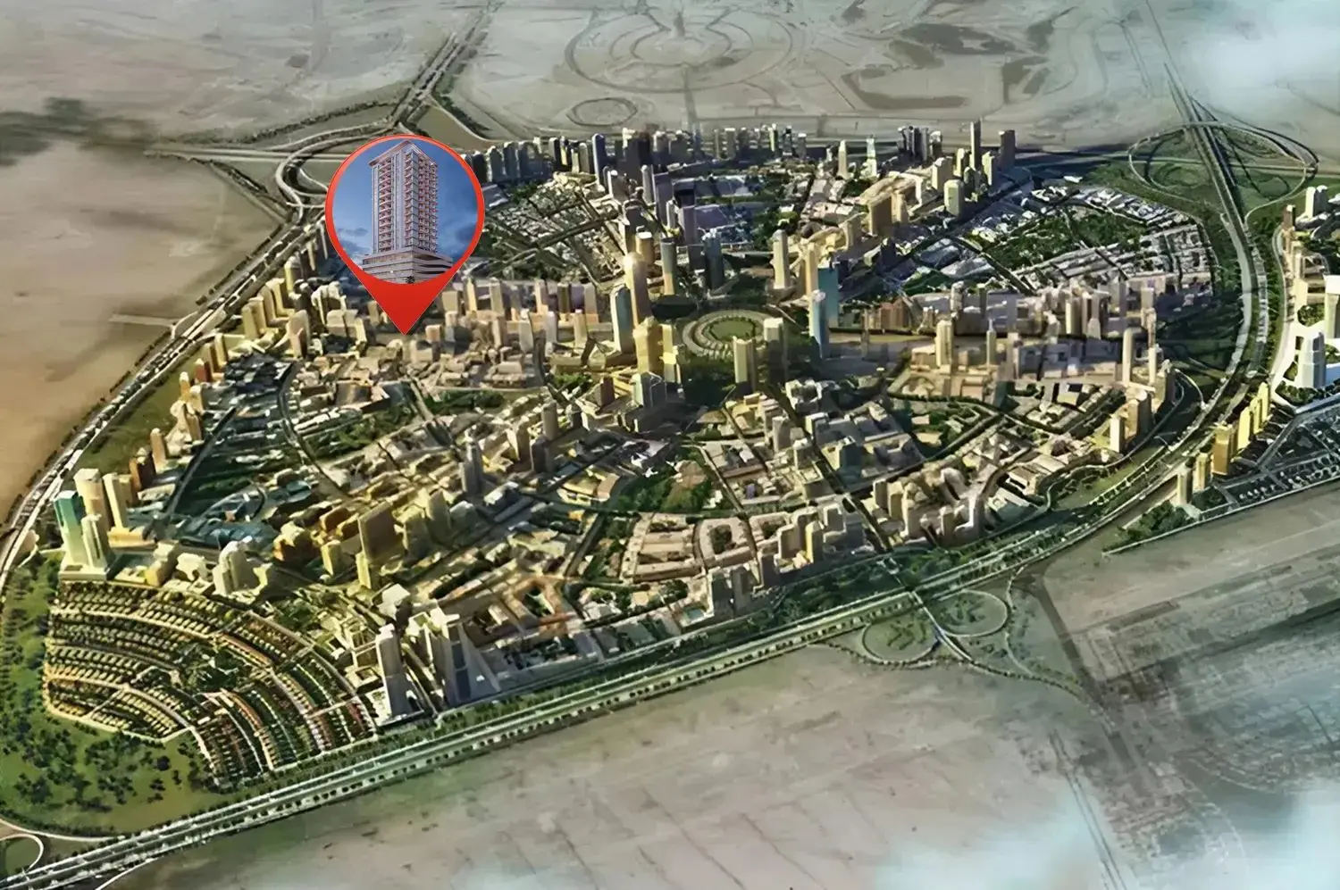 JVC Location Between Al Khail and Umm Suqeim Roads
