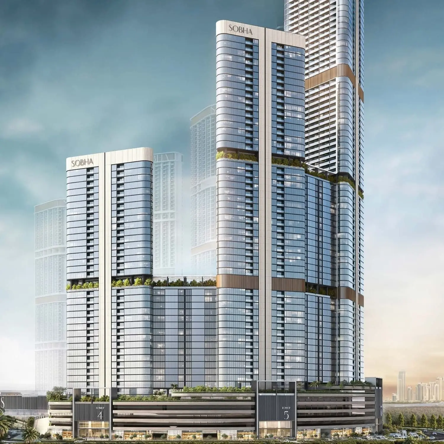 A Zigzag Sobha Tower in Sobha Hartland 2