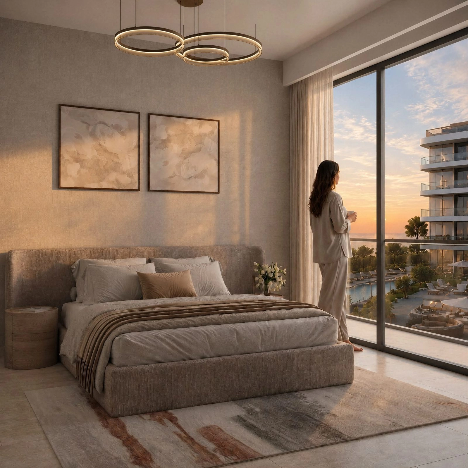 Lunara Residence — Bedroom Outlook | Profound Properties, Dubai