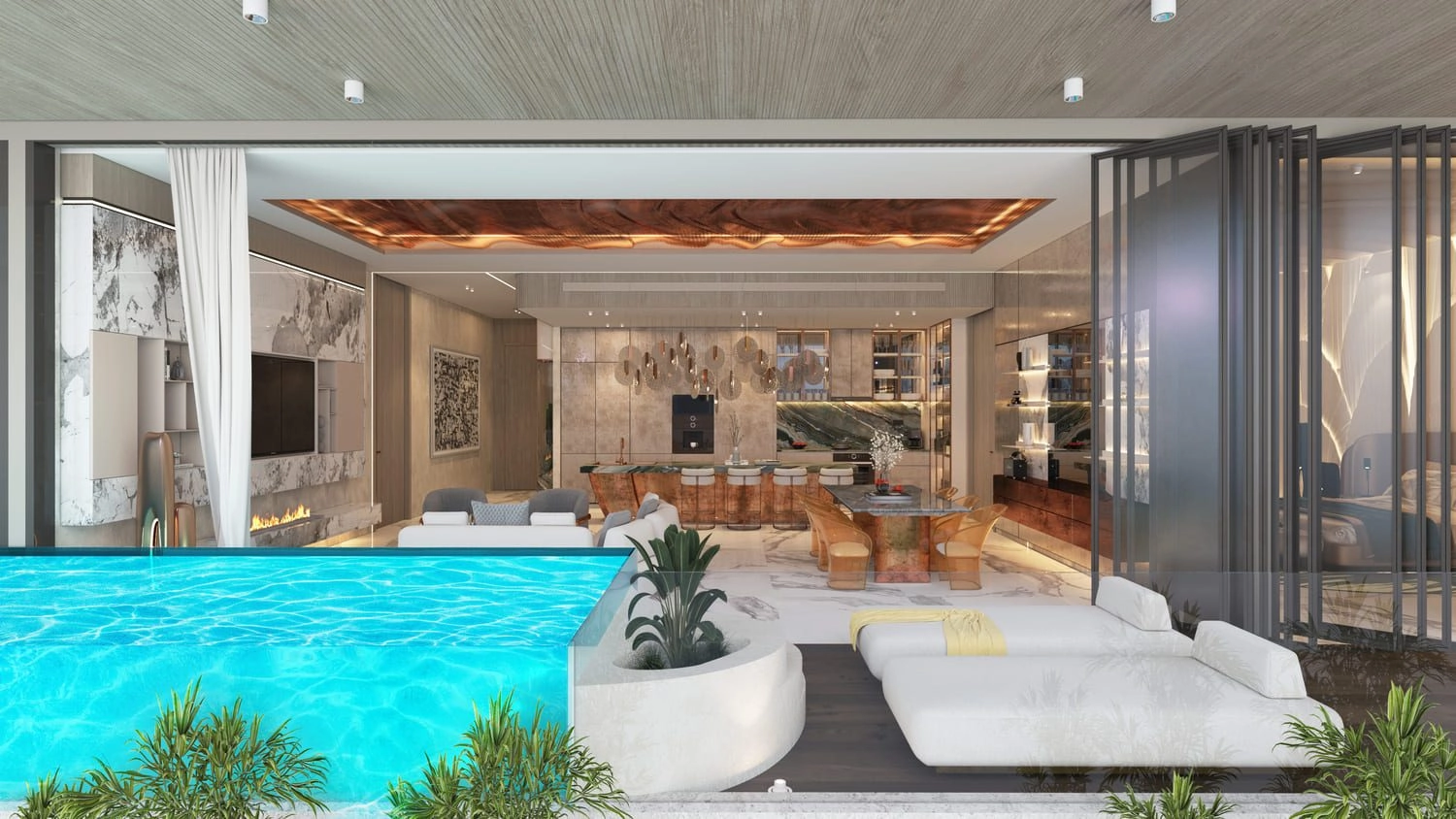 Sky Vista — Pool Terrace | Profound Properties, Dubai