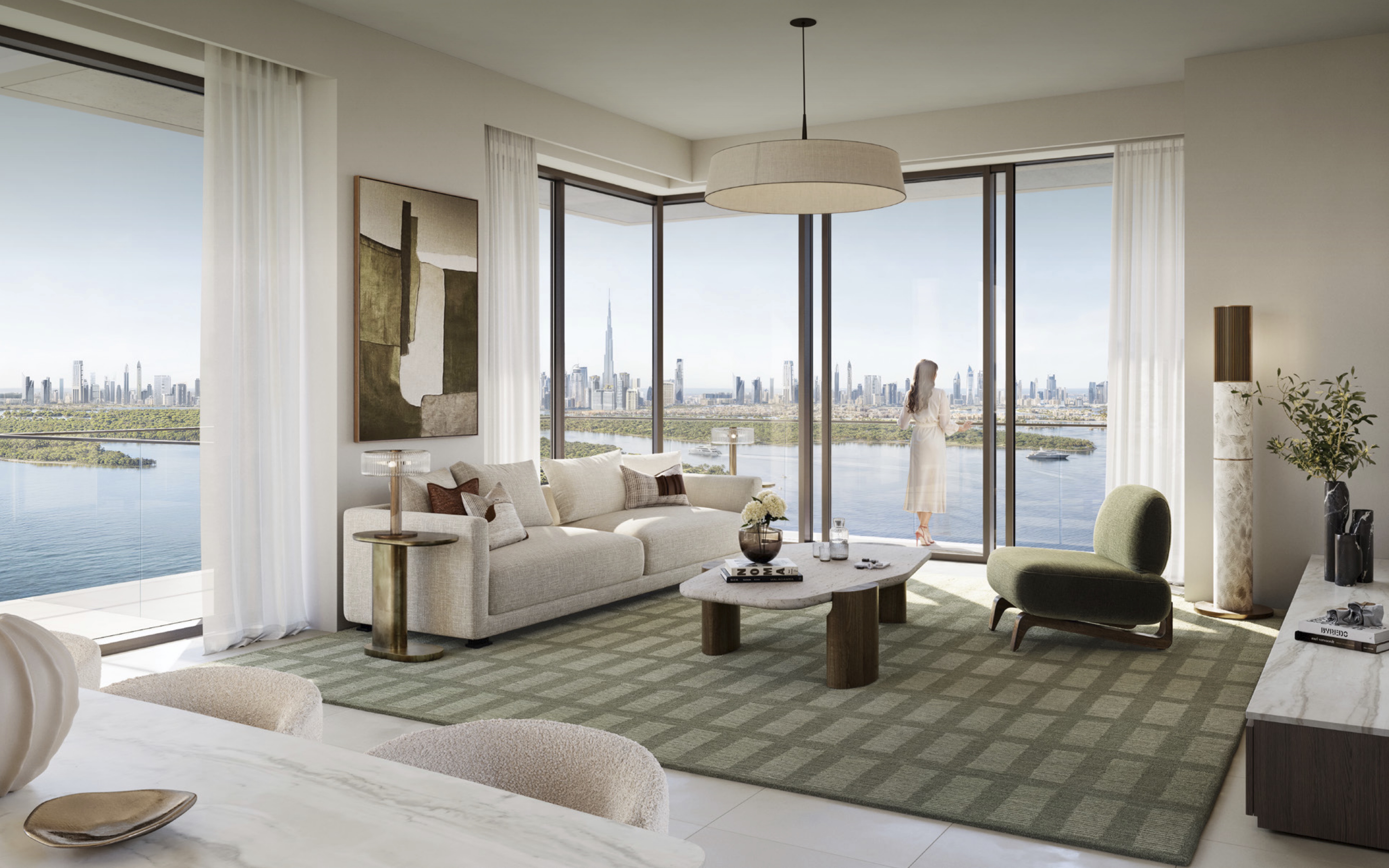 Private Residences Framed by Light and Water