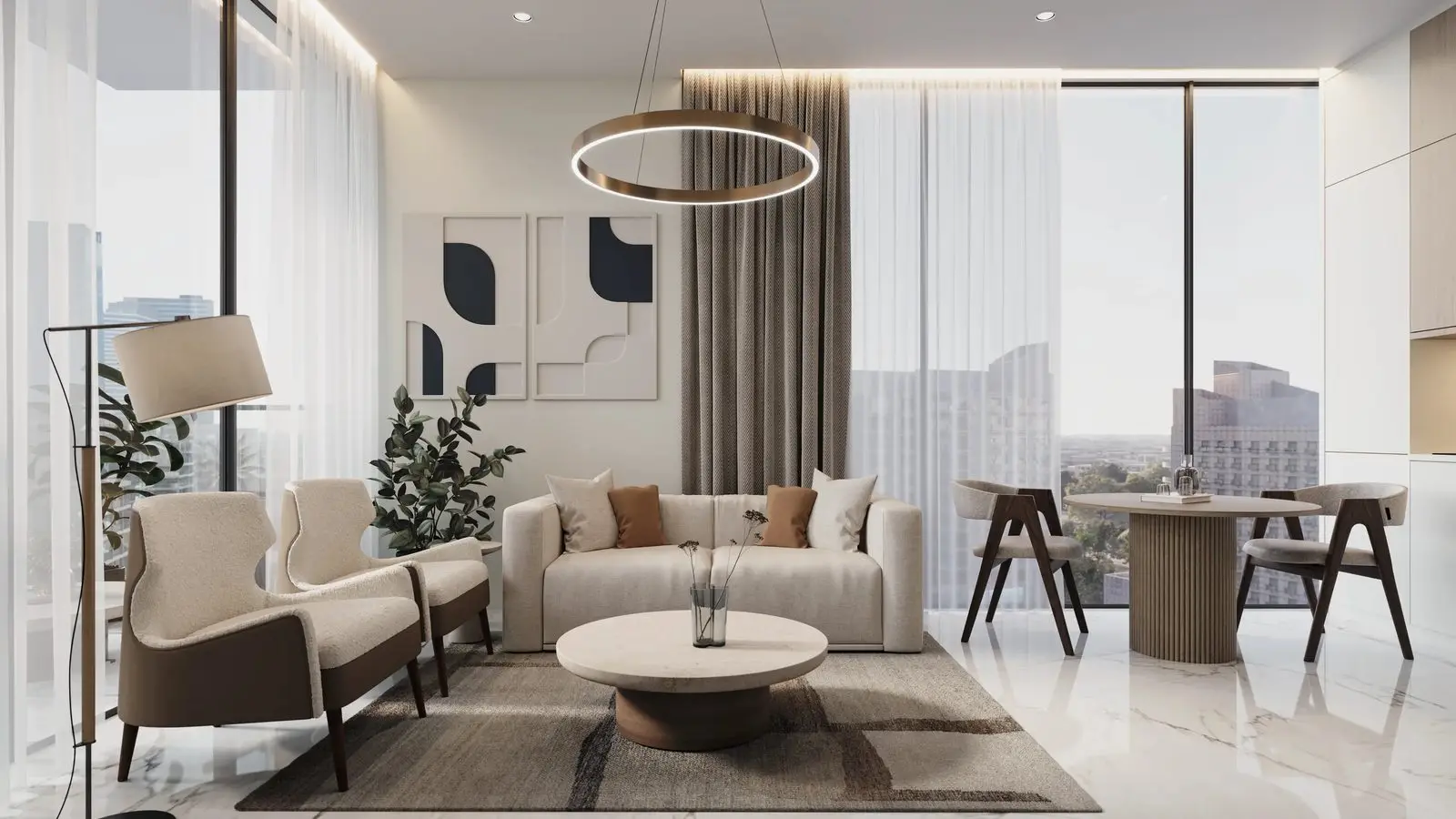 Furnished 1 and 2 Bed Homes in Jumeirah Garden City