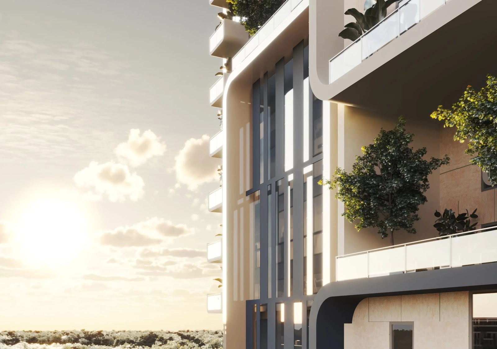 Nexara — Balcony Greenery | Profound Properties, Dubai