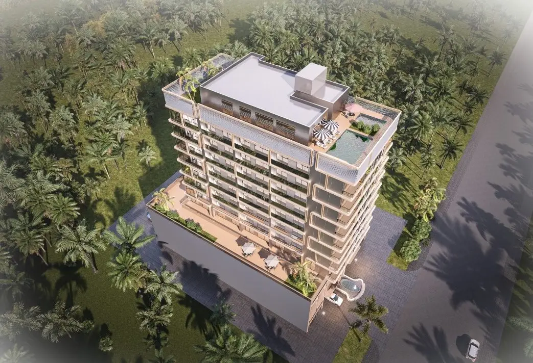Rooftop Pool, Gym and Putting Green at Stamn Yuni
