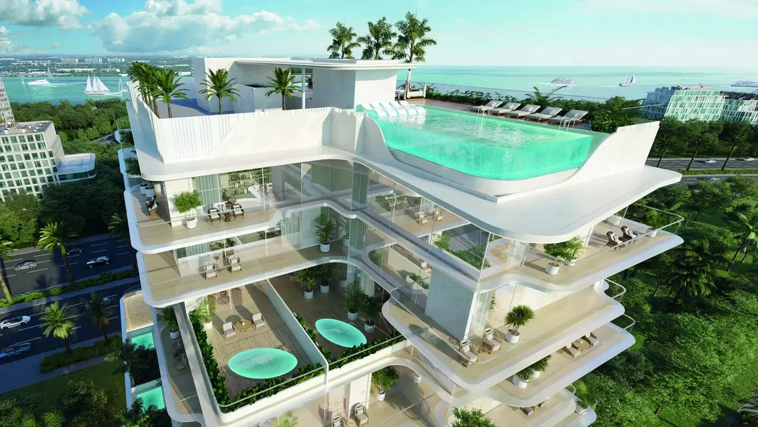 Meriden Beach Residences — Swimming Pools — Infinity Swimming Pool — amenity | Profound Properties, Dubai