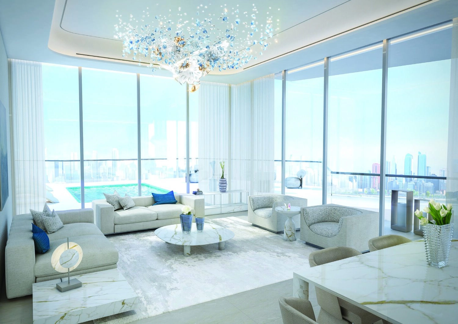 Luxury Canal Residences — Penthouse Terrace | Profound Properties, Dubai