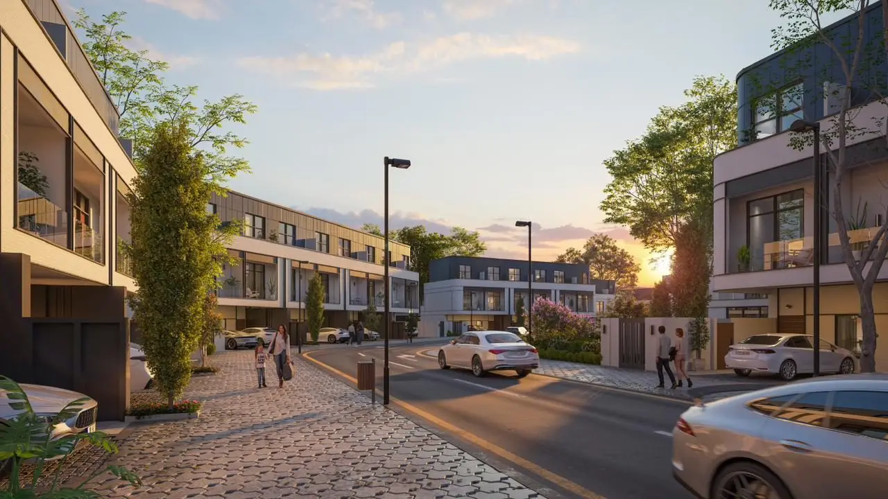 White-Fronted Family Townhouses in Dubailand
