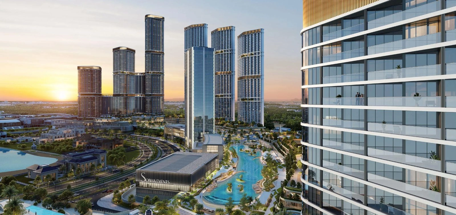 Skyvue Altier — Community Lagoon | Profound Properties, Dubai