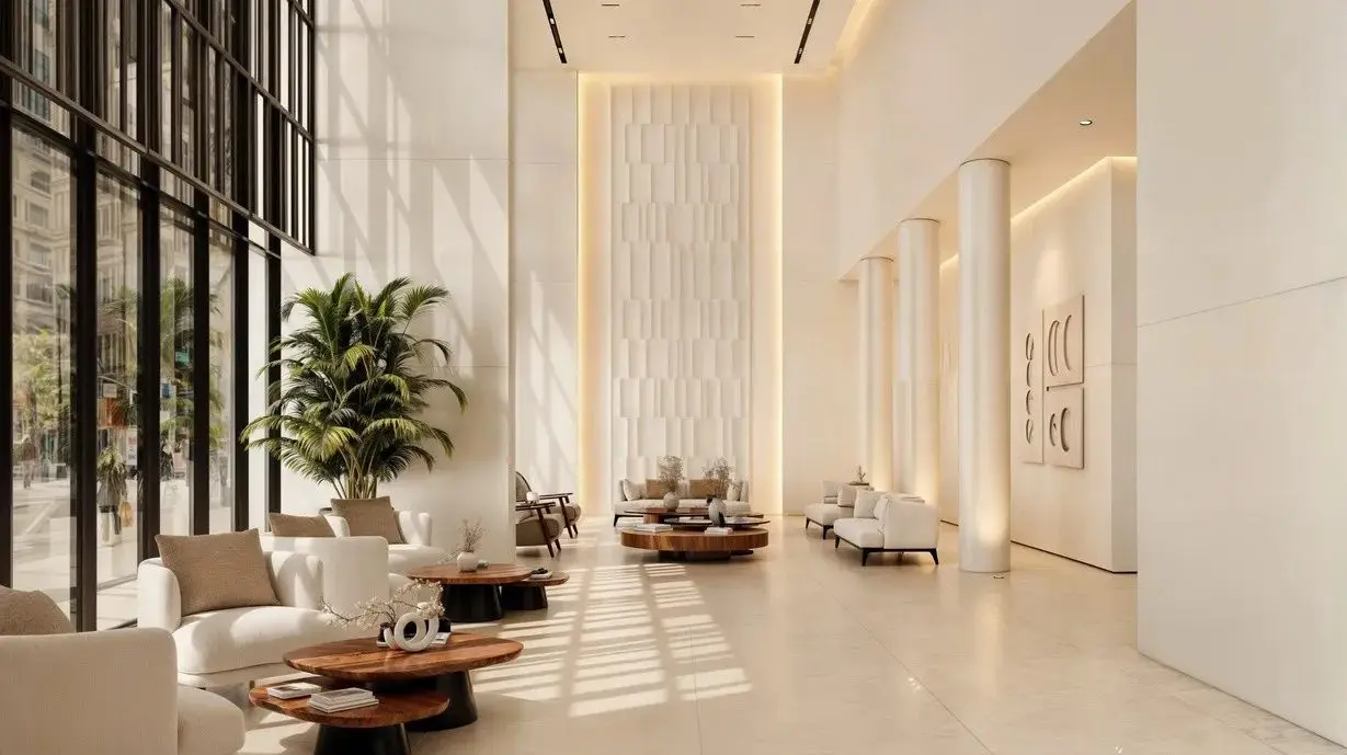 Infinity Pool and Podium Amenities at Ayaan Heights 1