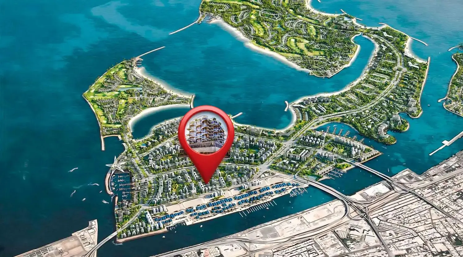 Dubai Islands Location Near Deira and DXB
