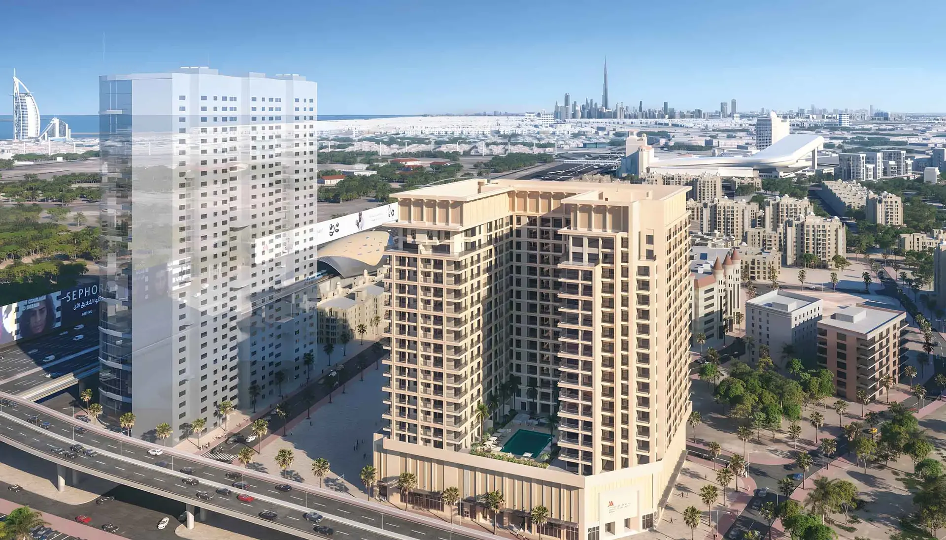 🚗A Prime Address in Al Barsha with Seamless Connectivity 