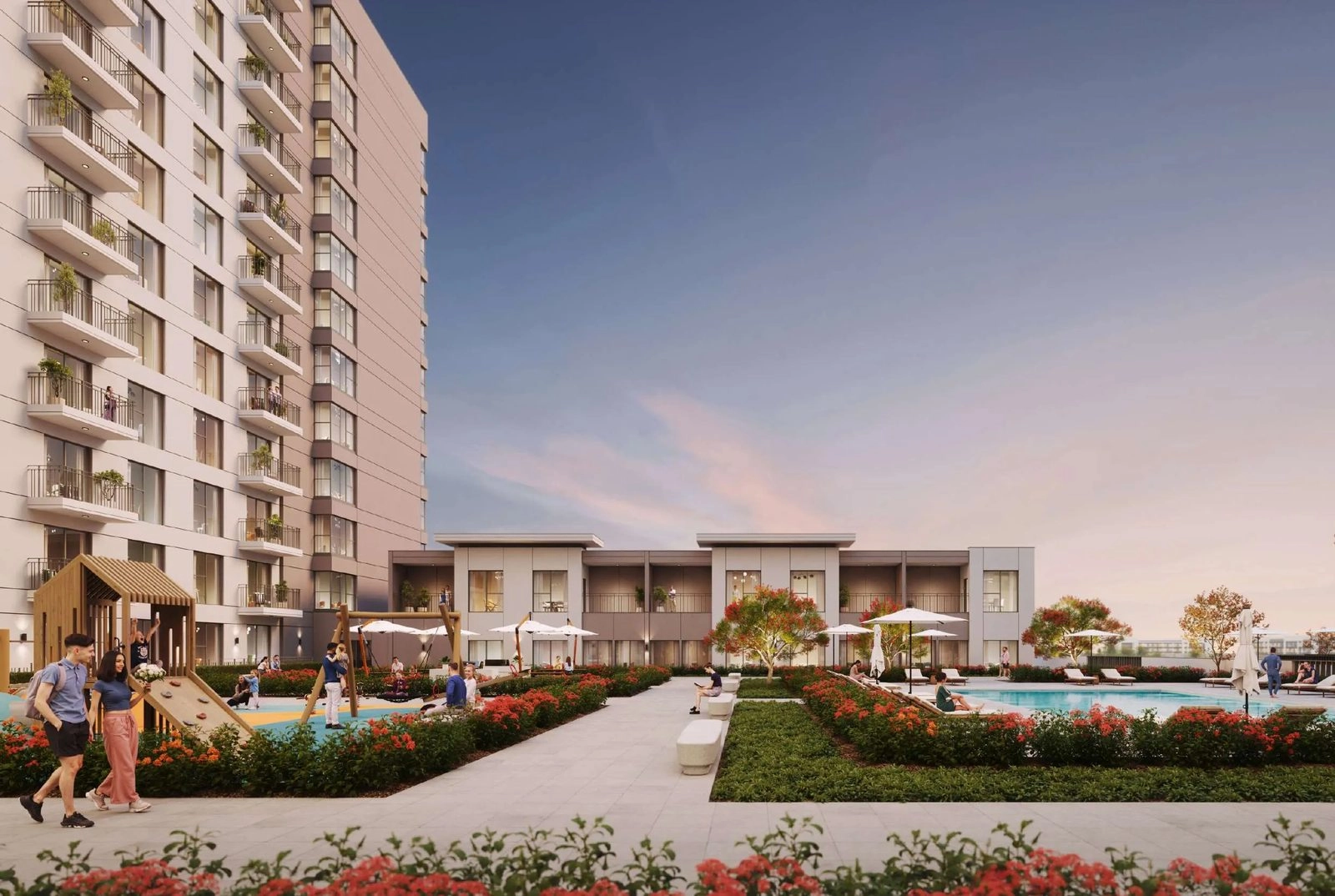 Evelyn on the Park — Pool View | Profound Properties, Dubai