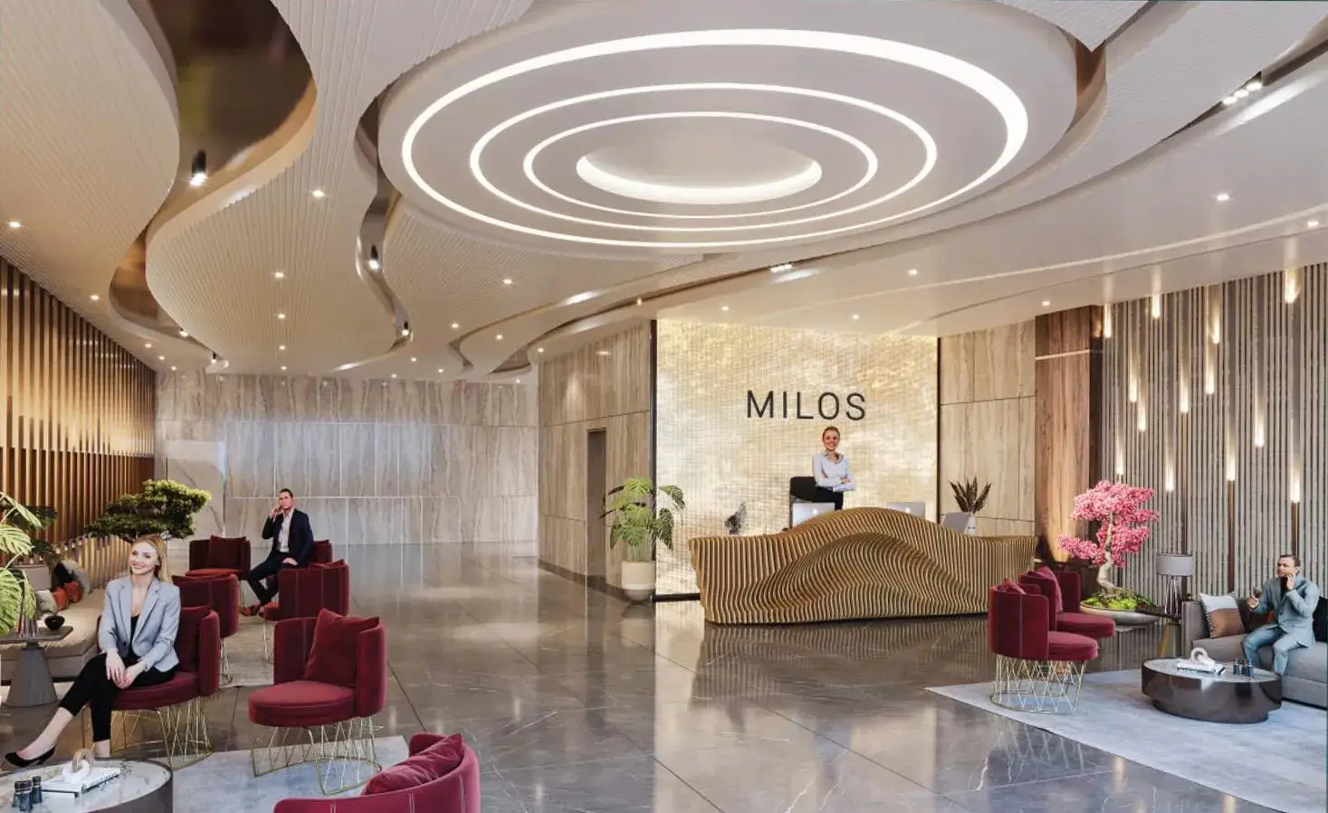 Pool, Wellness and Rooftop Cinema at Milos DLRC
