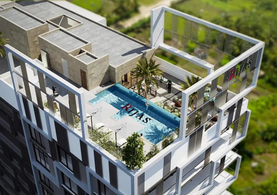 Rijas Suites — Swimming Pools — Infinity Swimming Pool — amenity | Profound Properties, Dubai
