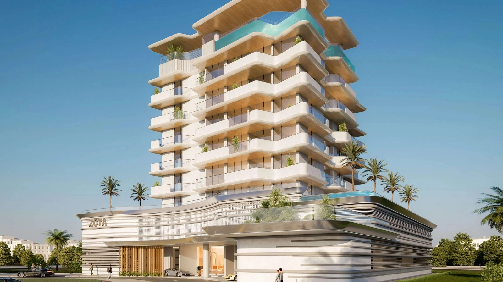 Elanora — Rooftop Pool | Profound Properties, Dubai