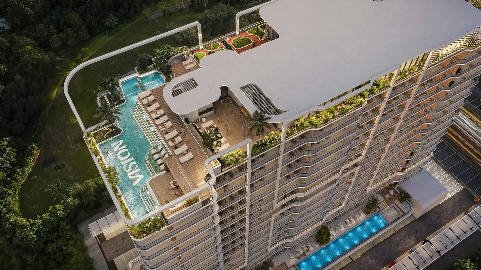 Infinity Pool, Cinema and Gaming Room at Vista
