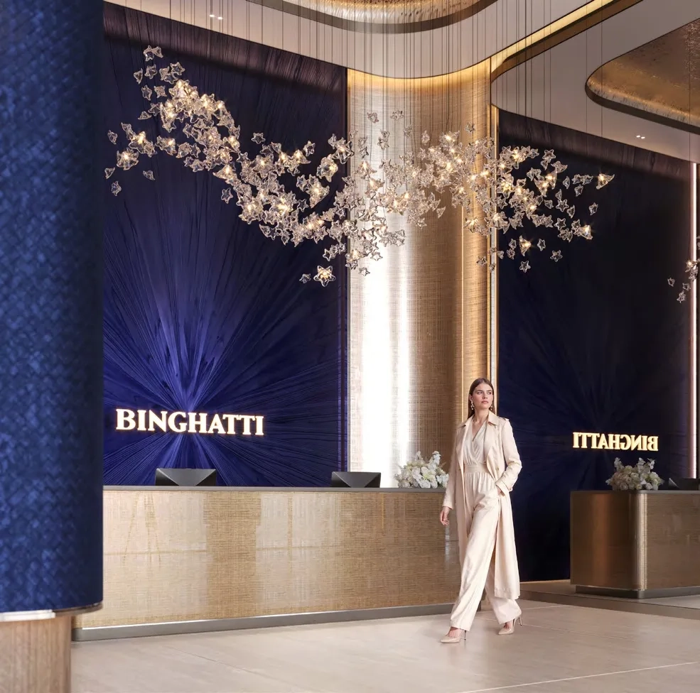 Binghatti Starfall — Lobby | Profound Properties, Dubai
