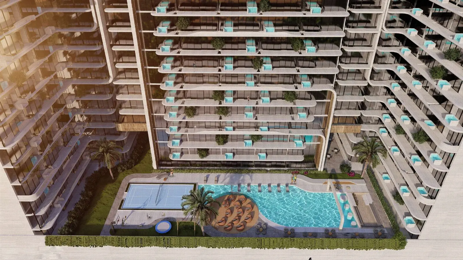 Courtyard Pool, Mini Golf and Cinema at Vivanti