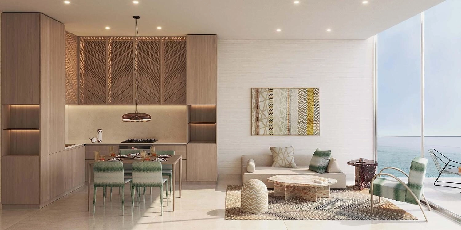 Octa Isle Interiors by Missoni — Balcony Sea View | Profound Properties, Dubai