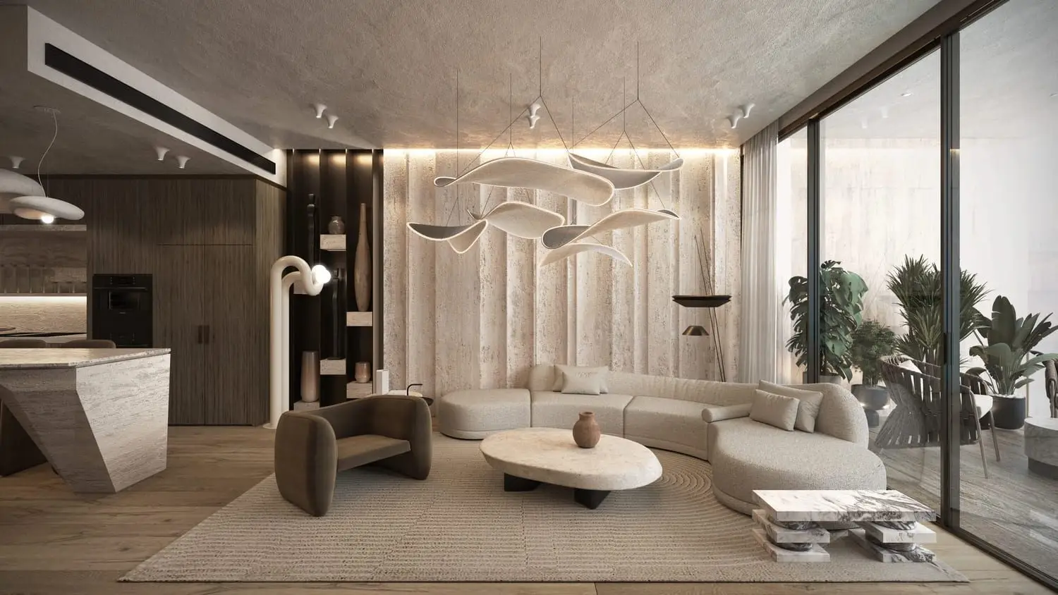 1 Bedroom Apartments With Private Pools in DLRC