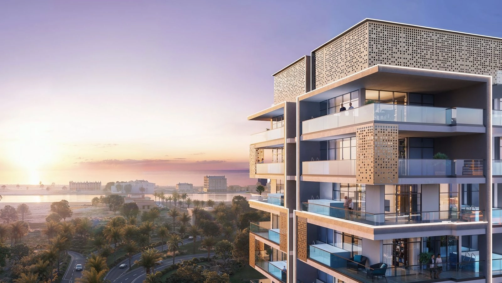 Ocean Crest — Balcony Pool View | Profound Properties, Dubai