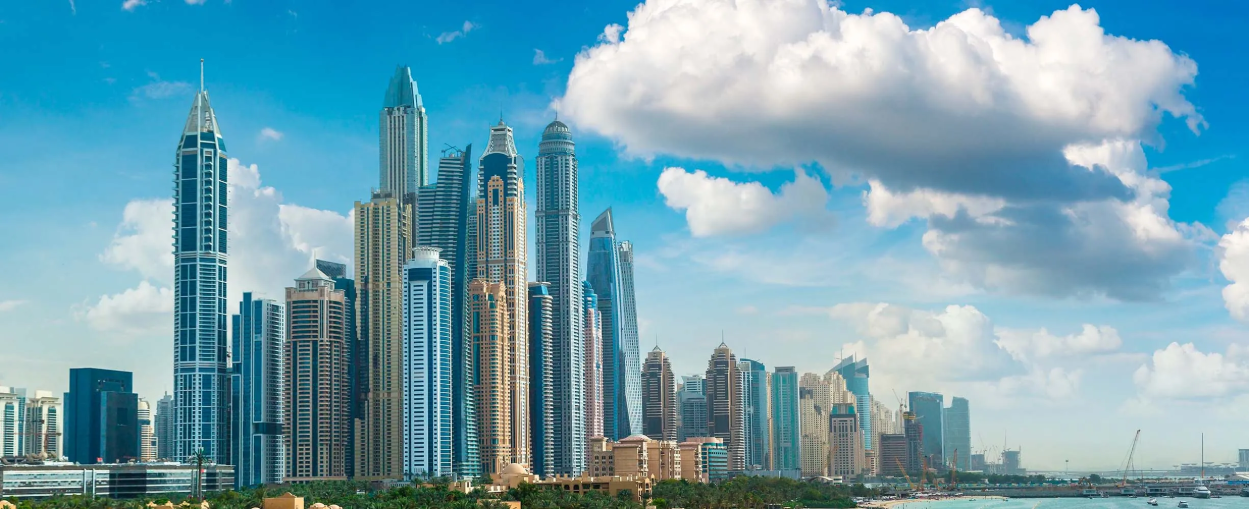 Branded apartment complex in Dubai Marina