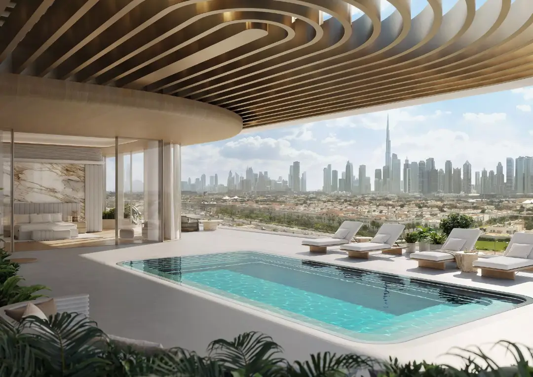 The Rings — Swimming Pools — Infinity Swimming Pool — amenity | Profound Properties, Dubai